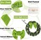 Apple Green Velvet Bows 4.5" Green Velvet Easter Bows Premade Bows Green Twist Tie Bows for Wreaths, Gift Basket, Spring Holiday Decor, Gift Wrapping, Swag, Wedding Decor - 12 PCs